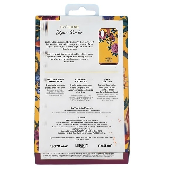 Red Elysian Paradise: A‎ Luxurious iPhone X/XS Case by Evo Luxe Liberty London - Picture 5 of 5